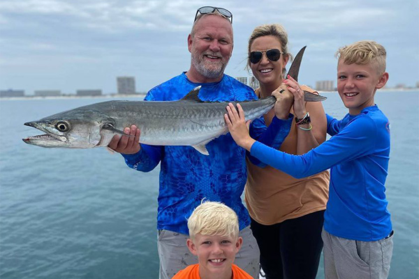 Trip rates for near shore charter fishing outside of Ponce Inlet within 3 miles of the beach. 