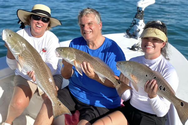 Trip rates for near shore chater fishing in the intracoastal and back country in Ormond Beach, Daytona Beach, and Ponce Inlet.